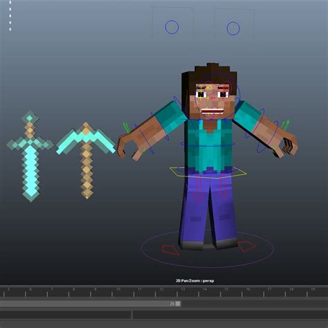 Minecraft Steve D Modelos Descargar Free D