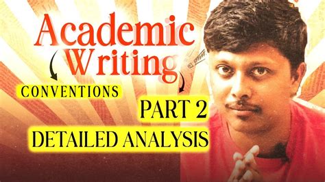 Academic Writing Part 2 Conventions Of Academic Writing Youtube