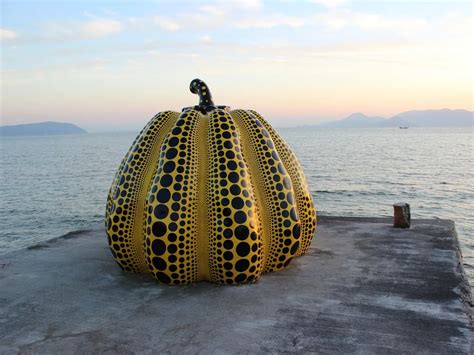 Typhoon Sweeps Yayoi Kusama Pumpkin Sculpture Into The Sea Smithsonian