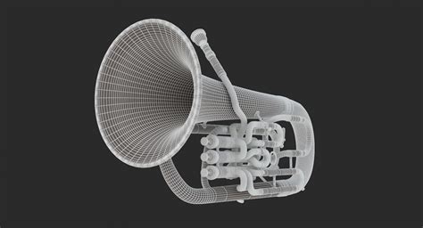 Euphonium 3d Model 59 Max 3ds C4d Fbx Ma Obj Free3d