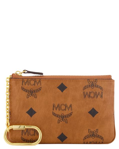 MCM Damen Pouch mit Schlüsselanhänger VISETOS ORIGINAL KEY WALLET