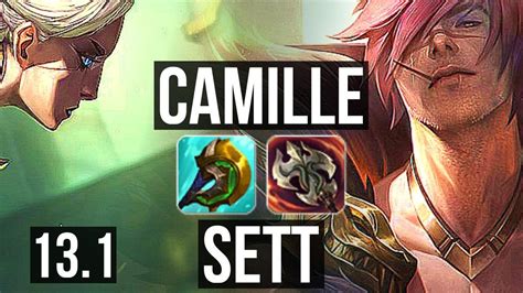 Camille Vs Sett Top 1 6m Mastery 4 1 5 600 Games Euw Diamond