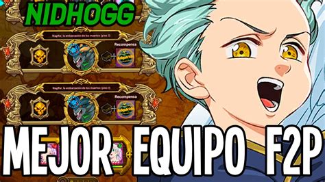 Mejor Equipo F P Para Pasar El Dragon Nidhoggr Piso Y Seven