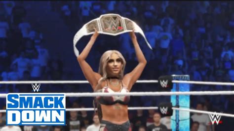 WWE 2k 24 Smackdown Anna Jay Cashes In For A Title Shot Against