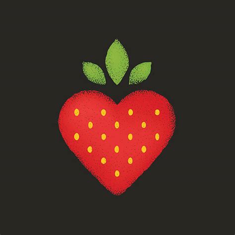 Strawberry Heart Illustrations Royalty Free Vector Graphics And Clip Art