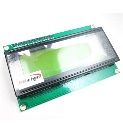 IIC I2C TWI 2004 20X4 Serial Yellow Green Backlight LCD Display Module