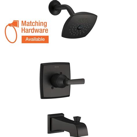 Delta Ashlyn Handle Wall Mount Tub And Shower Faucet Trim Kit In