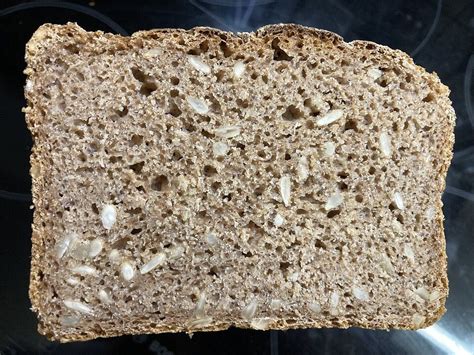 Pures Roggen Dinkel Vollkornbrot Mit Sauerteig Ohne Hefe Von 123veggie