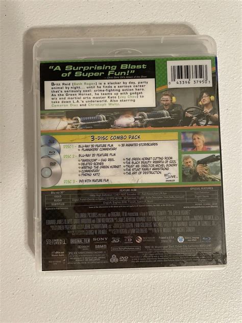 The Green Hornet Blu Ray 3D 2011 43396379503 EBay