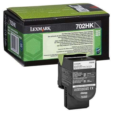 Lexmark 70C2HK0 702HK Toner Black