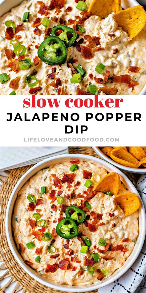 Jalapeno Popper Dip Slow Cooker Life Love And Good Food