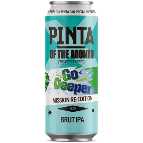 PINTA OF THE MONTH GO DEEPER Brut IPA MAY 2024 Sklep Impuls Piwo