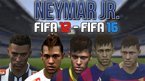 Neymar Jr Fifa 12 Fifa 16 Stats Ingame Face Skills Goals Etc Youtube