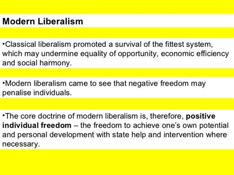 overview of liberalism 2009