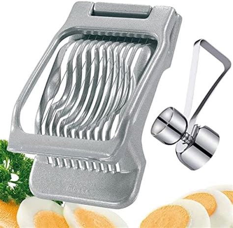 Yuzxaun Egg Slicer For Hard Boiled Eggs Stainless Steel Wire Heavy