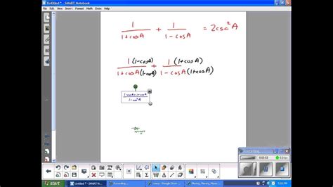 Verify Trig Identities Examples Juda Math YouTube