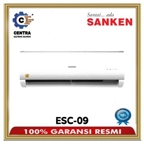 Jual AC SANKEN 1PK ESC 09 BLUE FIN HEMAT LISTRIK 1PK UNIT ONLY ATAU