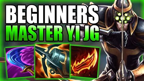 HOW TO PLAY MASTER YI JUNGLE CARRY FOR BEGINNERS IN S12 Best Build