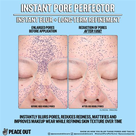 Instant Pore Perfector Pore Minimizing Primer Peace Out Skincare