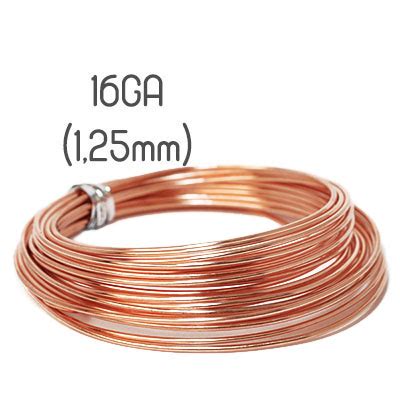 Solid Copper Wire 16GA 1 25mm Grov Finaparlor Se