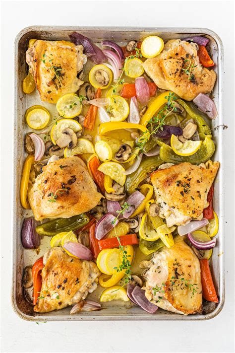 Sheet Pan Chicken Thighs