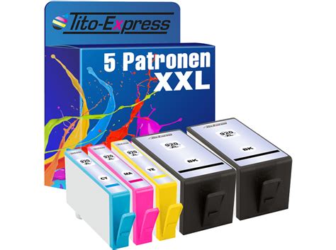 TITO EXPRESS PLATINUMSERIE 5er Set Ersetzt HP 920 XL Tintenpatronen