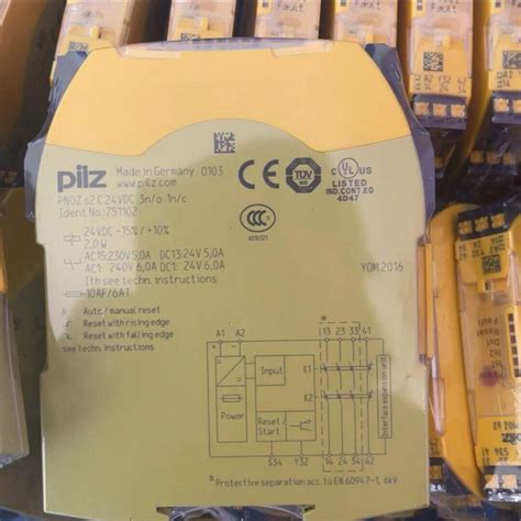 New PILZ 751102 PNOZ S2 C 24VDC 3 N O 1 N C Relay Fast Shipping 1PCS EBay