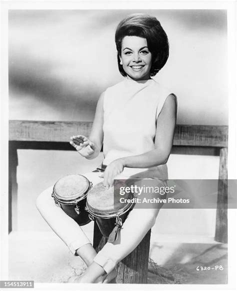 Annette Funicello Plays The Bongos In Publicity Portrait From The News Photo Getty Images