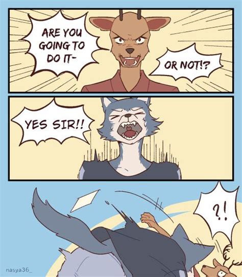 Pin By Navywolfblue On Beastars In Funny Anime Pics Furry Comic