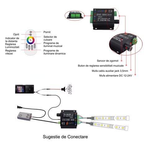 Controler Led Rgb Tq Music Rf Wifi