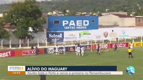 Vídeo AB Esporte Maguary vence o Porto e Central perde a liderança do