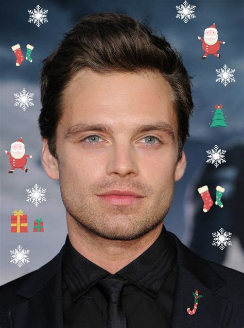 Merry Christmas Sebastian Stan Bucky Barnes Celebrities Male Celebs