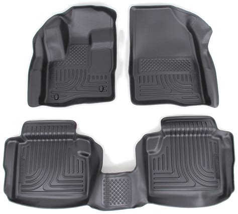 Husky Liners Weatherbeater Custom Auto Floor Liners Front And Rear Black Husky Liners Floor