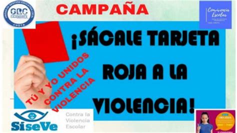 Campa A Sacale Tarjeta Roja A La Violencia Maria Isabel Udocz