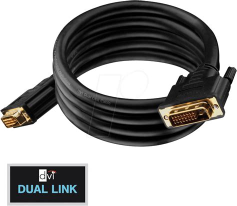 PURE PI4200-050: DVI Monitor Kabel DVI 24+1 Stecker, Dual Link, 5 m bei ...