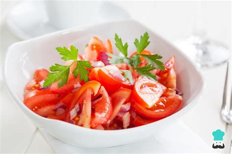 Ensalada De Tomate Y Cebolla Fácil