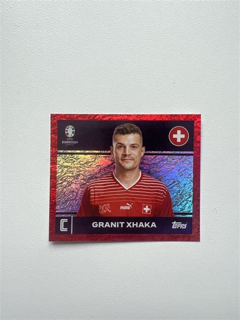 Topps Em Sticker Granit Xhaka Sui Capitain Kaufen Auf Ricardo