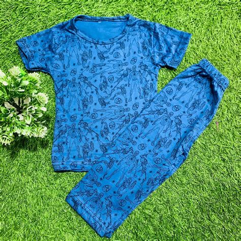 Blue Spider Man Print Pant Set 1 2 Years