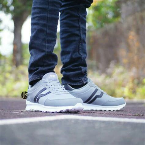 Jual Sepatu Piero City Core B Grey Black White Shopee Indonesia