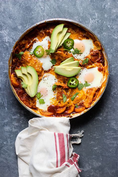 Skillet Chilaquiles with Eggs | Dietitian Debbie Dishes