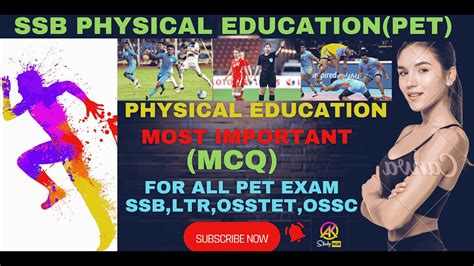 Physical Education Mcq For OSSTET SSB All Physical Education Exam