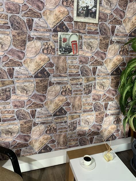 Dundee Deco D Wall Panels Cladding Shades Of Brown Grey Stone Look