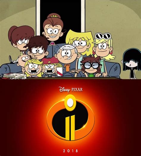 The Loud House Are Ready To See Incredibles 2 By Deviantart