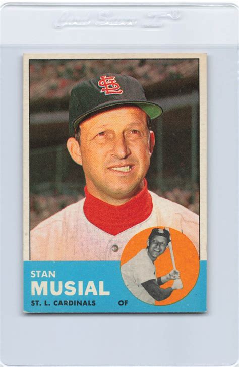 1963 Topps 250 Stan Musial Cardinals NM DA C3149 EBay