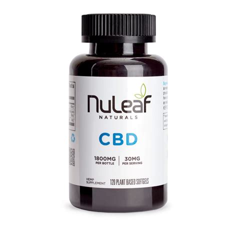 Nuleaf Naturals Hemp Cbd Capsules Full Spectrum Softgels Mg