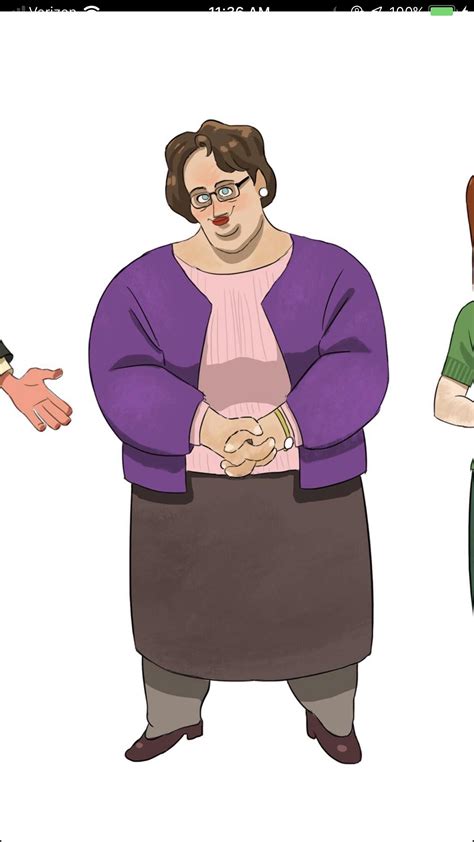 Thanks, I hate Phyllis from The Office as a cartoon : r/TIHI