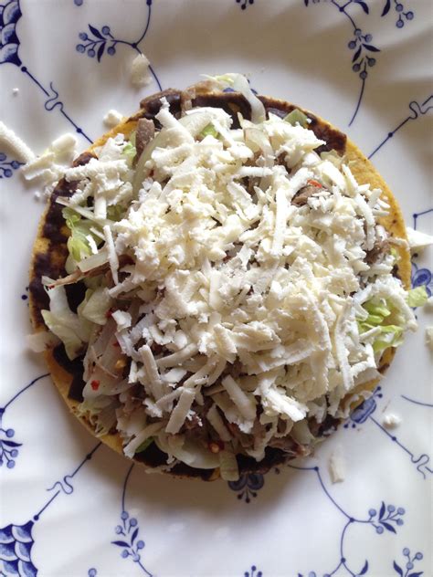 Tostada De Salpicón Mexican Food Recipes Food Tostadas