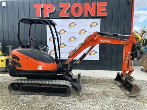 Kubota KX61 3 Canopy Mini Excavator For Sale France Capens PW39764