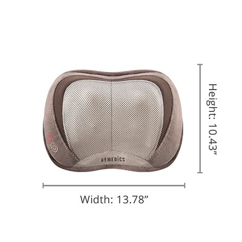 Homedics 3d Shiatsu And Vibration Massage Pillow With Heat Full Body