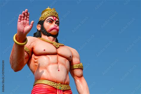 Hanuman blesses with a gesture. Devotee of Rama and hero of the ...